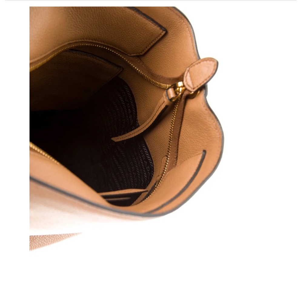 Prada Tan Leather Crossbody Bag - Picture 6 of 6